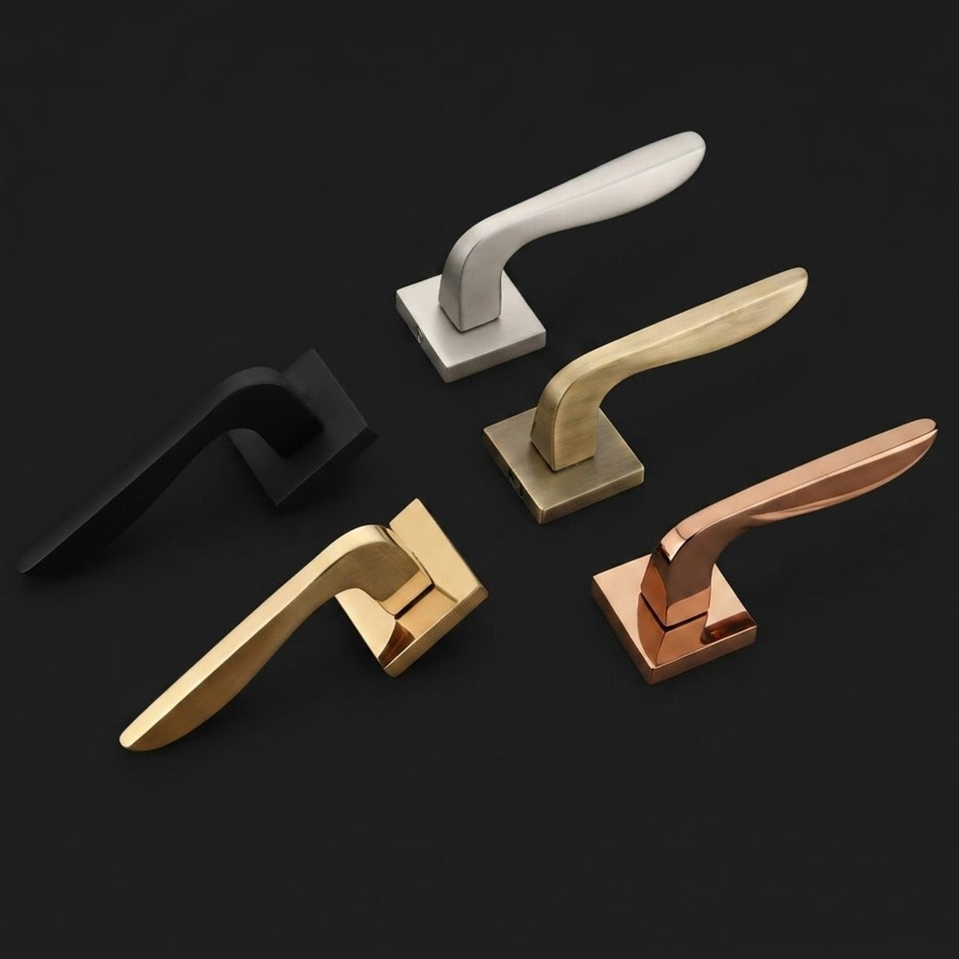 Trevoxa Brass Rose Lever Handle – BS-1025