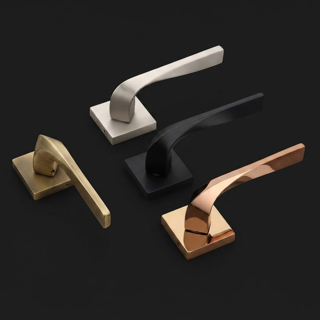 Trevoxa Brass Rose Lever Handle – BS-1029