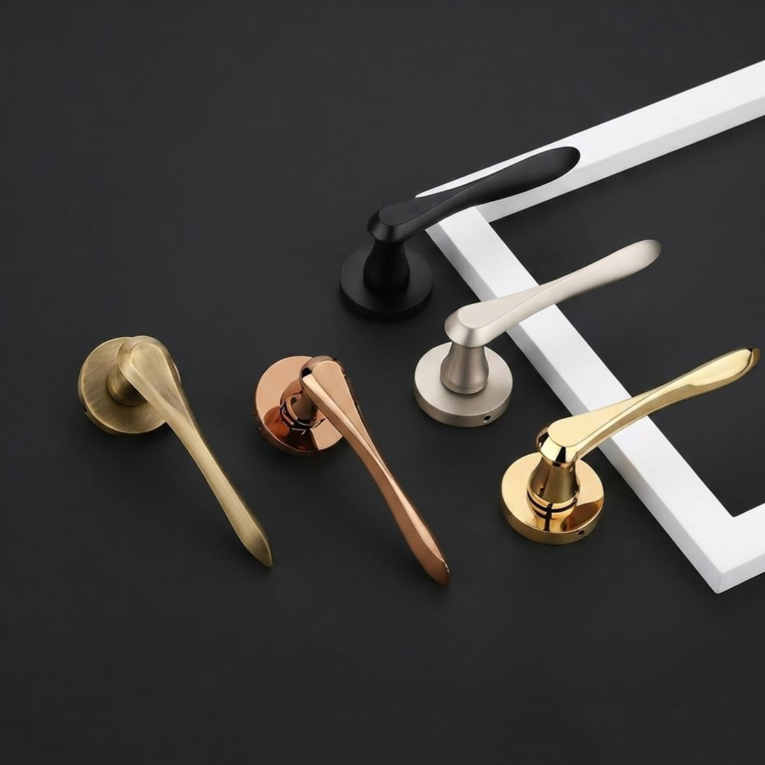 Trevoxa Brass Rose Lever Handle – BS-1033