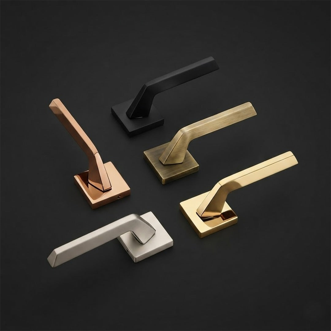Trevoxa Brass Rose Lever Handle – BS-1030